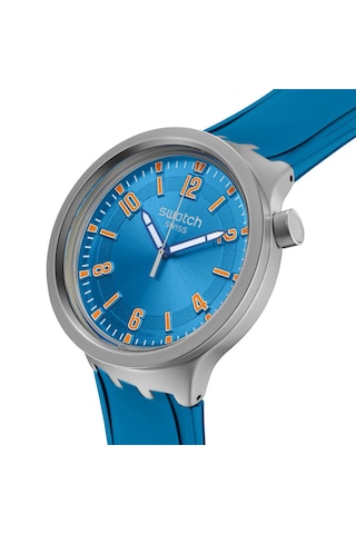 Swatch Sb07s115 Blue In The Works Erkek Kol Saati
