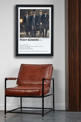 Peaky Blinders Dizi-film Siyah Çerçeveli Poster Tablo