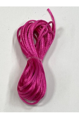 Floş İp / Sıçan Kuyruğu / Bileklik İpi / Abiye Sırt Bağlama İpi / 2 Mm 5 Metre