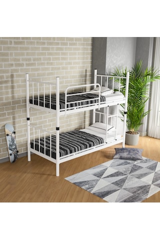 Ejder metal Ranza 90x190 Beyaz Ranza (YATAKSIZ) Ejder metal Ranza 90x190 Beyaz Ranza (YATAKSIZ)