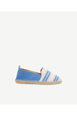 Yargıcı Jüt Tabanlı Düz Espadril 25ykay4034x 021 Mavi