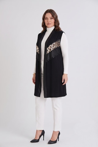 Wearon Kadın Düğmesiz Modelli Yelek 54158 Bgl-st05662 Siyah