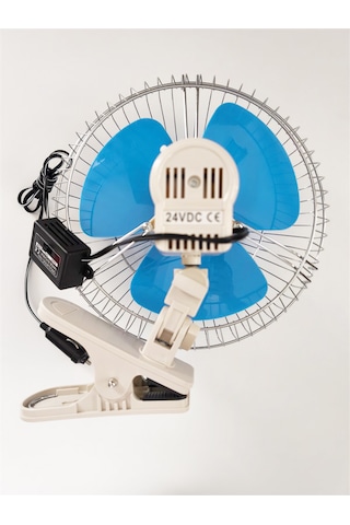 Oto Vantilatör 24 Volt 10 Inç Mandallı Çakmaklık Girişli 6400402
