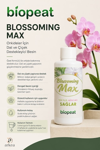 Blossoming Max Orkide Besini 100 Ml Dal Ve Çiçek Destekleyici Sıvı Bitki Besini 1000
