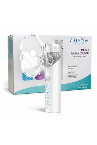 Life Net Medikal Taşınabilir Mesh Nebülizatör Süper Sessiz, Yeni Nesil Şarzlı Yetişkin & Çocuk S600b