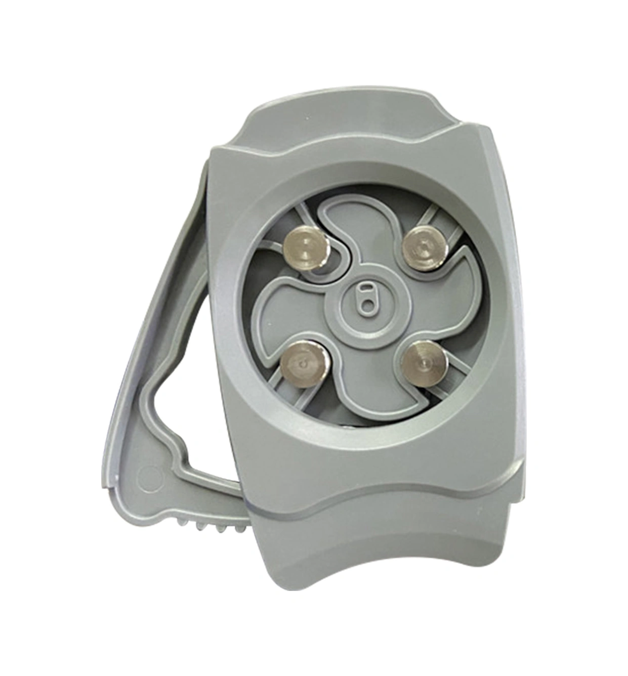 Geeroyoo Abs Metal Materyal Li K İçki Kutusu Açıcı - Tüm Tabanı Güvenli Ce Kaldırır, Aroma Ve Lezzeti Artırır, 5.5cm Çap İçin Uygun Gri