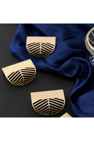 Altın Dolap Kulpu 4 Adet. Yaprak Kulp Şekli Altın Pirinç Mobilya Kulpları Bakır Mutfak Kapı Çekmecesi Kulpları 6mm, Kapı Kalınlığı 20mm