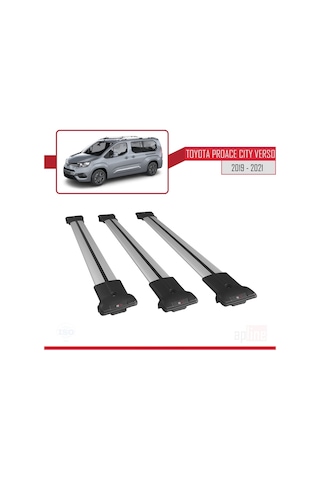 Toyota Uyumlu Proace City Verso 2019 Ve Sonrası Fly Model Ara Atkı Tavan (526016969)