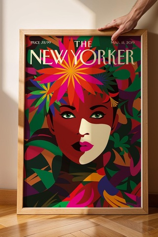 The New Yorker Çerçeveli Tablo March 18 2019 - Bahar Yüzü Tablosu