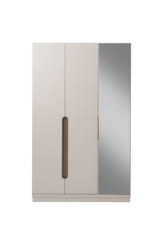 Çınar 3 Kapaklı Gardırop Elbise Dolabı 130 53 204cm Vizon