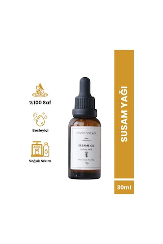 Bade Natural Saf Soğuk Sıkım Susam Yağı 30 ML