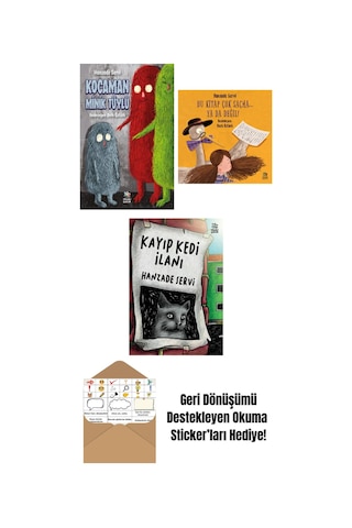 Kocaman Minik Tüylü + Bu Kitap Çok Saçma Ya Da Değil + Kayıp Kedi İlanı
