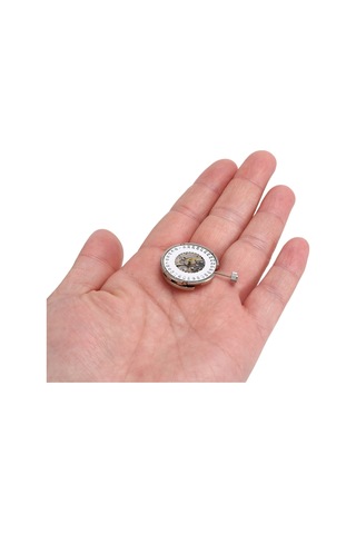 Xurunkeji Seagull St6 Yedek Parçası İçin Yedek Otomatik Hareket 3 İbreli Erkek Kol Saati Gümüş