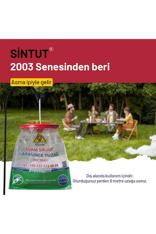 3 Adet Sintut Large | Karasinek Tuzağı