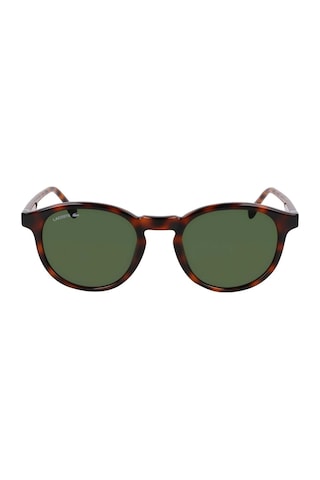 Lacoste L6030s 214 50 Kadın Oval Kırçıllı Kahverengi Kemik Güneş Gözlüğü