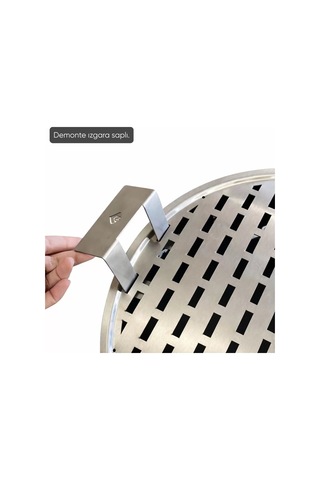 Doğa-orman Şöminesi - Izgaralı - Büyük - İksa - 44cm-29cm-50cm