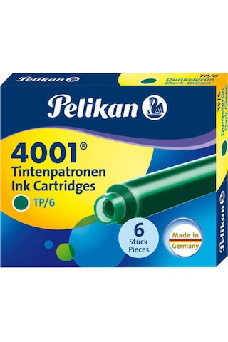 Pelikan 4001 6'Lı Kısa Kartuş Kırmızı