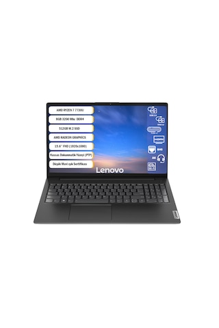 Lenovo V15 G4 ABP 82YY0012TR R7-7730U 8 GB 512 GB SSD 15.6" Dos Dizüstü Bilgisayar