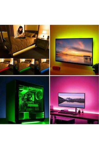 Tv Arkası Aydınlatma Otomobil Ayak Altı Led Monitor Gece Ambians