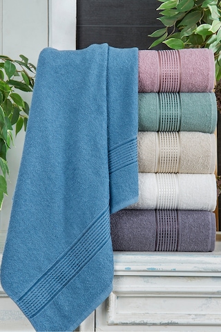 Eponj Home 6lı El Havlu Seti 50x85 Ezgi K.mavi-pembe-mint Yeşili- Bej-krem-mor K.mavi-pembe-mint Yeşili-bej-krem-mor