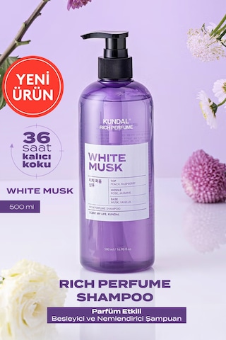 Kundal Rich Perfume Shampoo White Musk 500 ML
