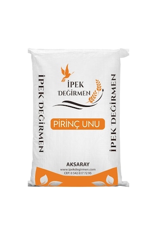 İpek Değirmen Pirinç Unu 25 kg Toptan Çuval Taze Doğal Glutensiz Tatlılık Kıvam Artırıcı Katkısız Saf