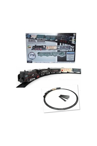 Duman Oyuncak 19 Parça Pilli Tren Seti Tl07