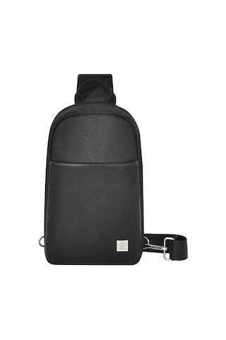 Wiwu Hali Serisi Crossbody 1680d Su Geçirmez Naylon Kumaş Omuz Askılı Çapraz Vücut Çantası Siyah