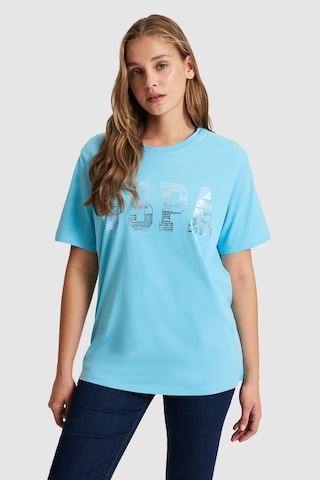 U.s. Polo Assn. Kadın Aqua Tişört Basic 50321690-vr007