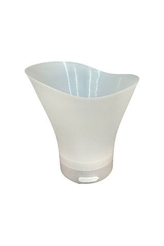 Yifomall 7l Led Işıklı Bluetooth Buzluk Hoparı - 5w Subwoofer, 7 Renkli Aydınlatma, Kamp Ve Partiler İçin Taşınabilir Ses Cihazı Beyaz