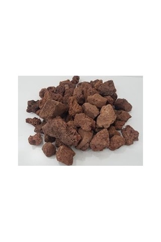 İri Kırmızı Pomza 2-4 Cm 20 Lt Lav Taşı Mangal Taşı Dekoratif Volkanik Pomza Taş