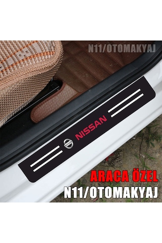 Nissan Note Kapı İç Koruma Ayaklık Sticker Markalı