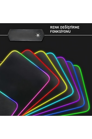 Dalong Led Işıklı Düz Mousepad 90x40 Cm