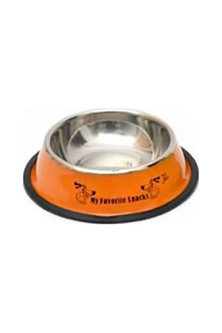 Dm Cbtx Paslanmaz Çelik Kase 25.5 Cm - Kaymaz Renkli Baskılı Tasarım