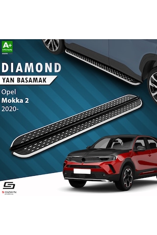 S-dizayn Opel Mokka 2 Diamond Krom Yan Basamak 173 Cm 2020 Üzeri
