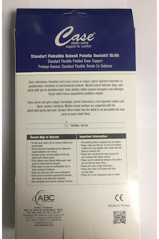 Case HB 5110 Fleksible Balenli Patella Destekli Dizlik Standart