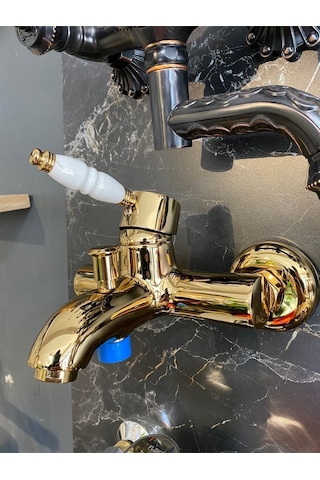 İsaoğlu Yapı Gold Banyo Bataryası Duş Musluğu