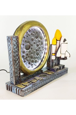 Dolunay Uzay Mekiği Geri Akış Tütsülük Işıklı