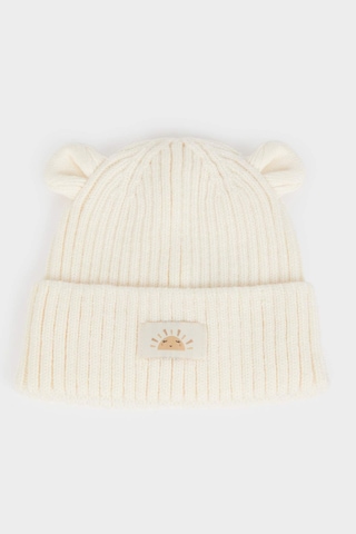 Defacto Kız Bebek Triko Bere C8165a525wner214 Ekru