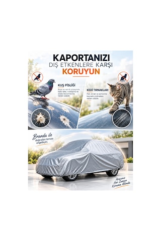 Ford Tourneo Connect 2022-2026 Kombi Uyumlu Araba Brandası Oto Branda Araba Örtüsü Araç Çadırı