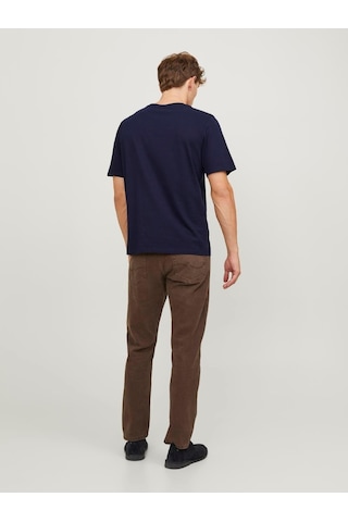 Jack & Jones Jjepaulos Tee Ss Crew Neck Noos Erkek T-shirt-27878-lacivert Lacivert