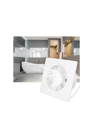 Yaleker Banyo Ve Mutfak İçin 7 Kanatlı Vantilatör, Ters Akım Engelleyici, Ipx2 Su Geçirmez, 220v Duvar Kurulumlu Diğer