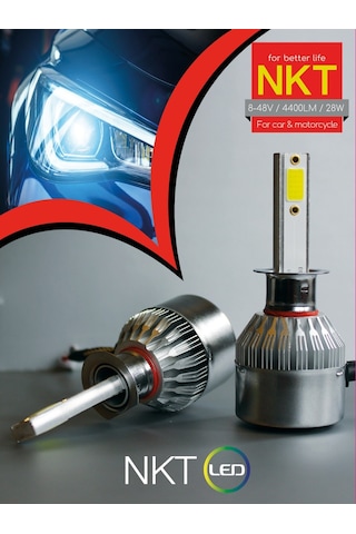 Nkt Led Led Xenon Ampul H7 H1 H4 9005 9006 H11 H3 390148202