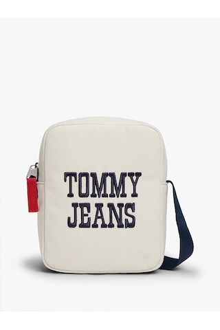 Tommy Hilfiger Tjm Bold Varsıty Reporter Erkek Bej Çanta - Am0am14223