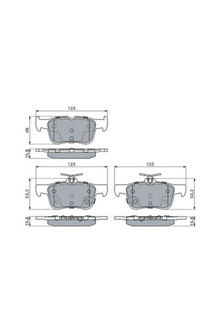 Ford Kuga 2.0tdci 2014-2019 Bosch Arka Balata