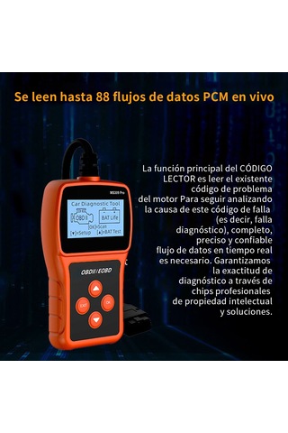 Tenfowee Ms309pro Araç Tanı Aracı: Oku/sil Kod, Akü Testi, Gerçek Zamanlı Veri, Çoklu Dil Ve Ölçüm Ayarları