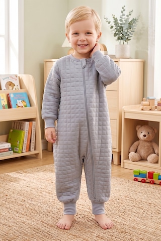 Babymod Mevsimlik Kapitone 1.5 Tog Çocuk Uyku Tulumu Uyku Gurusu %100 Pamuk Kumaş Gri