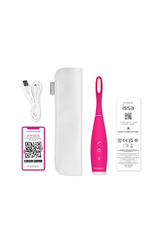 Issa 4 Hybrid Silikon Diş Fırçası, Fuchsia