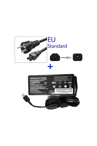 Lenova 20V 6.75A 135W Adl135Nlc3A Adl135Ndc3A Uyumlu Adaptör