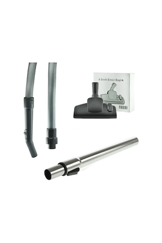 Arçelik Uyumlu S 4240 A Süpürge Hortumu + Metal Boru + Emici Set (484189546)